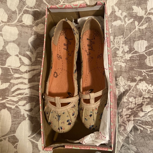 JELLYPOP PRESTON FLATS SIZE 6 NEW - Picture 1 of 8